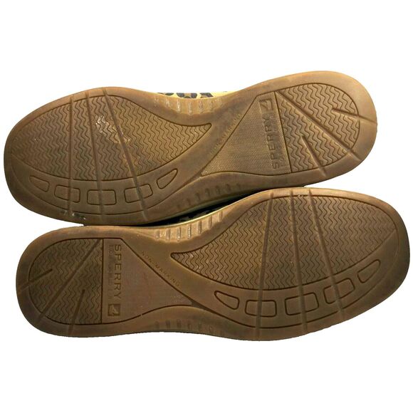 Sperry Top-Sider Woman's Sz 6(M) Leopard-Print Leather Boat Shoes 9101882 - CH73 - Picture 5 of 7